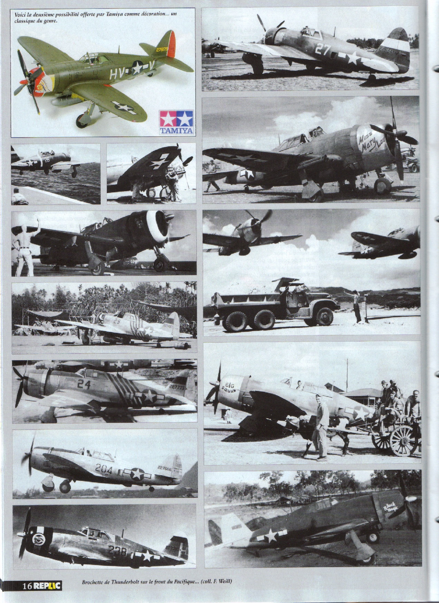 Replic 152 - E-3C Hawkeye, P-47, B-25, Alclad